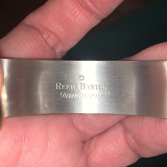 Vintage Reed & Barton Damascene Butterly Bracelet and Necklace - Picture 6 of 9